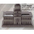 6-3/4"x3-3/4"x6" Court House Souvenir Bank